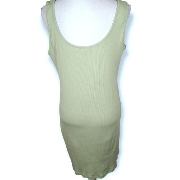 AMBIANCE PISTACHIO GREEN BODYCON TANK DRESS SZ.1X GUC - Picture 5 of 8